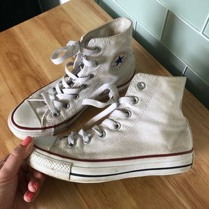 White High Top Converse